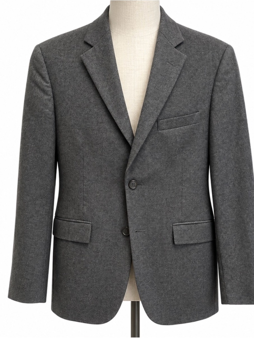 Brooks Brothers 346 Regent Fit 100% Wool Gray Blazer Mens 41R Quiet Luxury